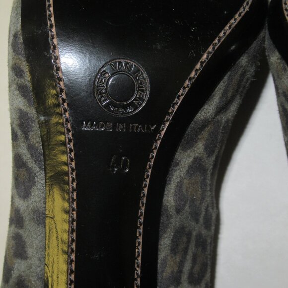 DRIES VAN NOTEN Women Shoes Size 40 Made in Italy - Picture 9 of 10